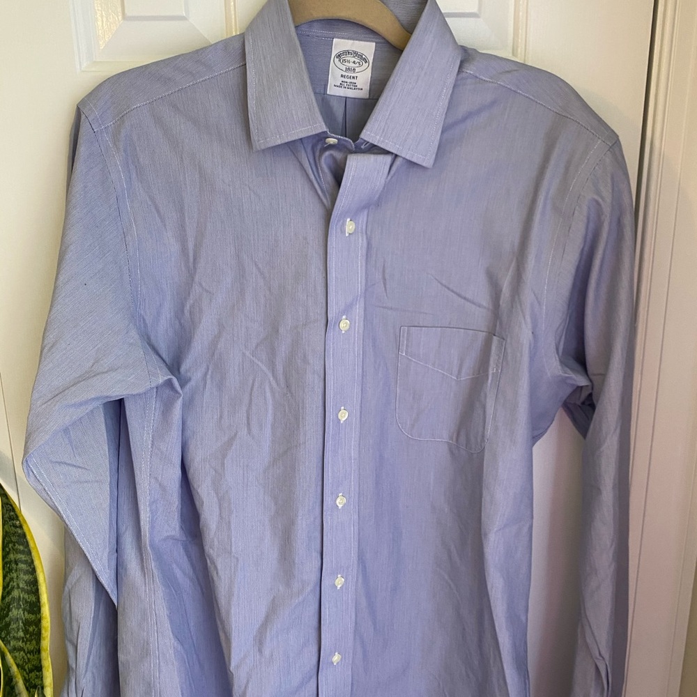 Brooks Brothers | Regent Fit Dress Shirt in Blue
